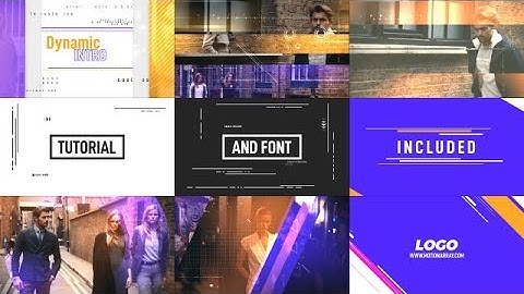 Dynamic Intro After Effects Templates