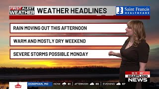 First Alert Forecast at Noon on 4/24