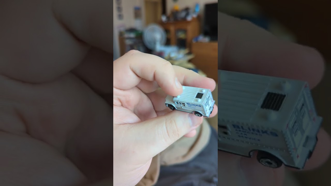Vintage Micro Machines Work Trucks Blinks Armored Car 1995Diecast Car Review Episode 828