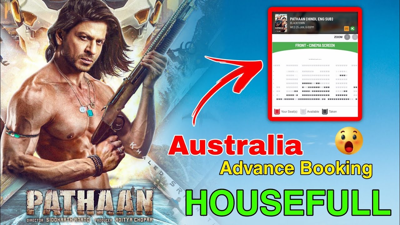 PATHAAN Overseas Advance Booking Housefull 😲 Australia, Canada l Shah Rukh Khan l SRK News