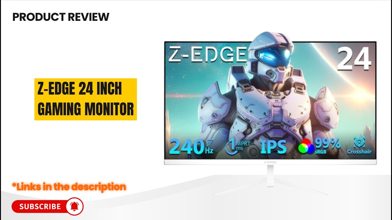 Z-Edge 24” 240Hz Gaming Monitor Review 🔥 1ms IPS, 165Hz/240Hz FHD