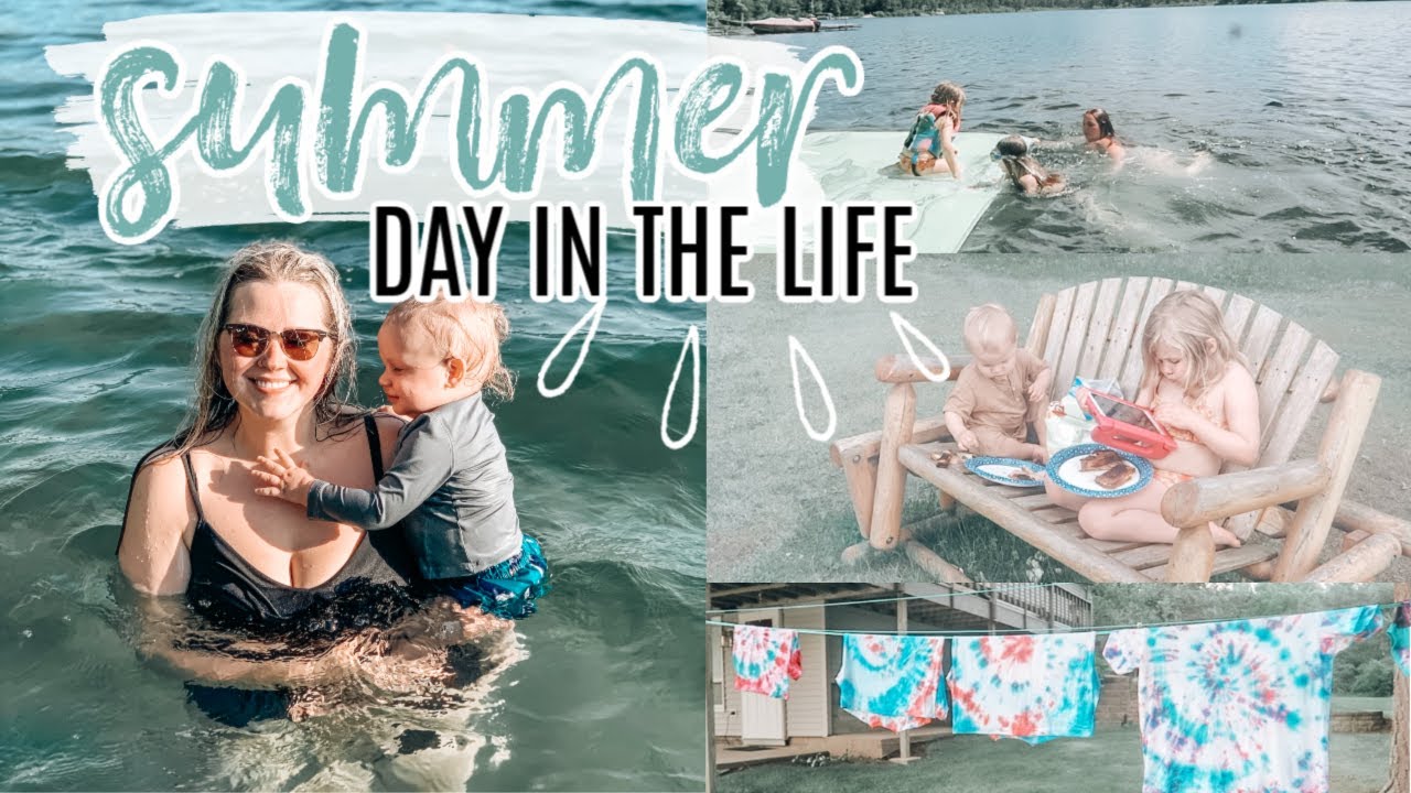 SUMMER DAY IN THE LIFE OF A MOM 2020 | SUMMER LAKE LIFE