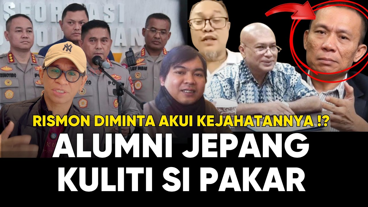 TERUS DIKULITI ❗️ALUMNI JEPANG PERINGATKAN RISMON SIANIPAR