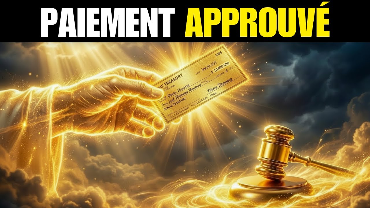 Le Tribunal du Ciel vient d’émettre un « chèque de règlement » à ton nom