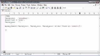 Beginner PHP Tutorial   113   Connecting to a Server and Database Part 1   YouTube Information