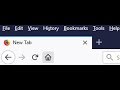 Firefox How to Bring Back File Edit View Bookmarks Menu