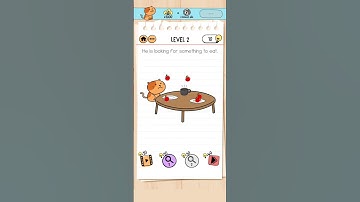 He is looking for something to eat - Tom