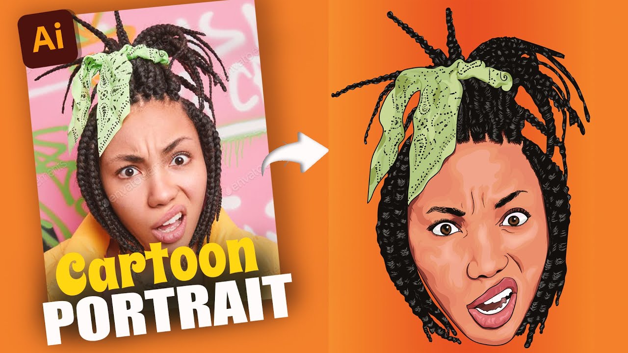 Cartoon Drawing, how to cartoon yourself - YouTube