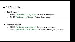 Real-Time Chat API Project || ALX Backend project