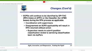 Updates to AFI 36 1401