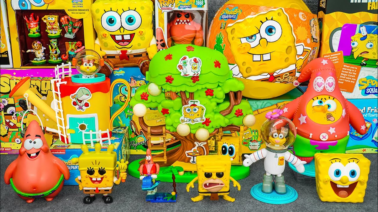 ASMR 90+ Minutes SPONGEBOB SquarePants Oddly Satisfying Unboxing Toy Surprises!!