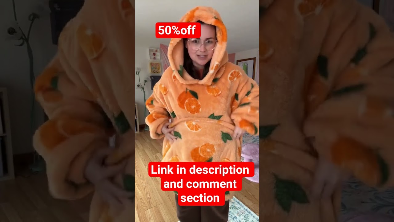 Oversized Wearable Blanket for Winter | Ultra-Soft Hoodie Blanket for Home, Couch & Travel