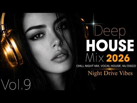 Deep House Mix 2026 - Vocal House, Nu Disco & Late Night Deep House 🌃 [Night Drive Vibes]