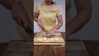 Coloured Deviled Eggs