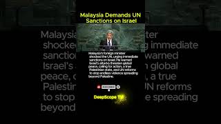 Malaysia Demands UN Sanctions on Israel #malaysia #un #israel #palestine  #worldnews #breakingnews