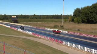 Pure Stock Drag Race, Stanton, Michigan 9-14-13