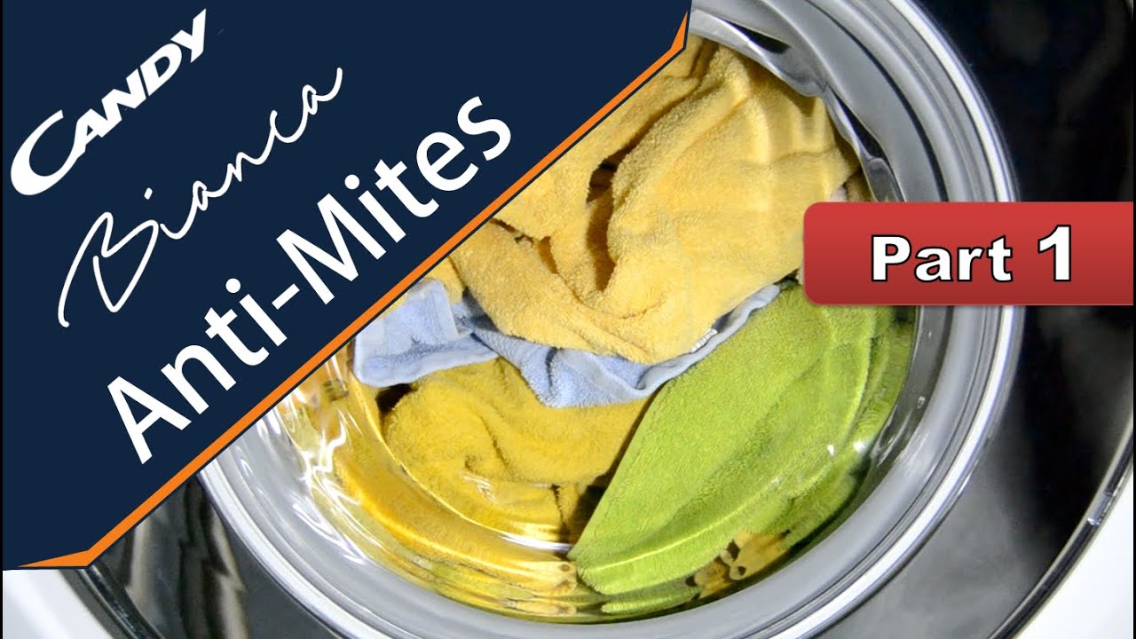 Candy BIANCA washing machine Sudsy Towels wash 60° Part 1 YouTube