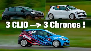 BATTLE : Clio IV RS Trophy ⎥ Clio RS de piste ⎥Clio Cup ⎥3 CLIO → 3 chronos !