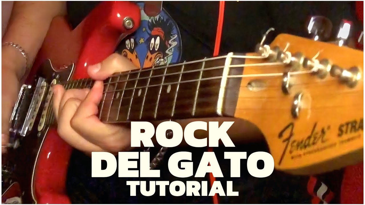 APRÉNDELO A TOCAR COMO UN PROFESIONAL - rock del gato - Ratones paranoicos - GUITARRA TUTORIAL