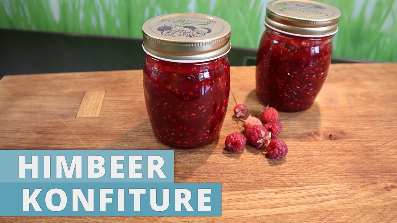 Himbeermarmelade / Konfitüre selber machen