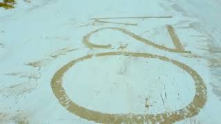 Liepaja Beach Winter Drone Footage. Drona Video Liepājas Pludmalē Ziemā. Cool Video.