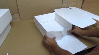 How to assemble white postal boxes correctly