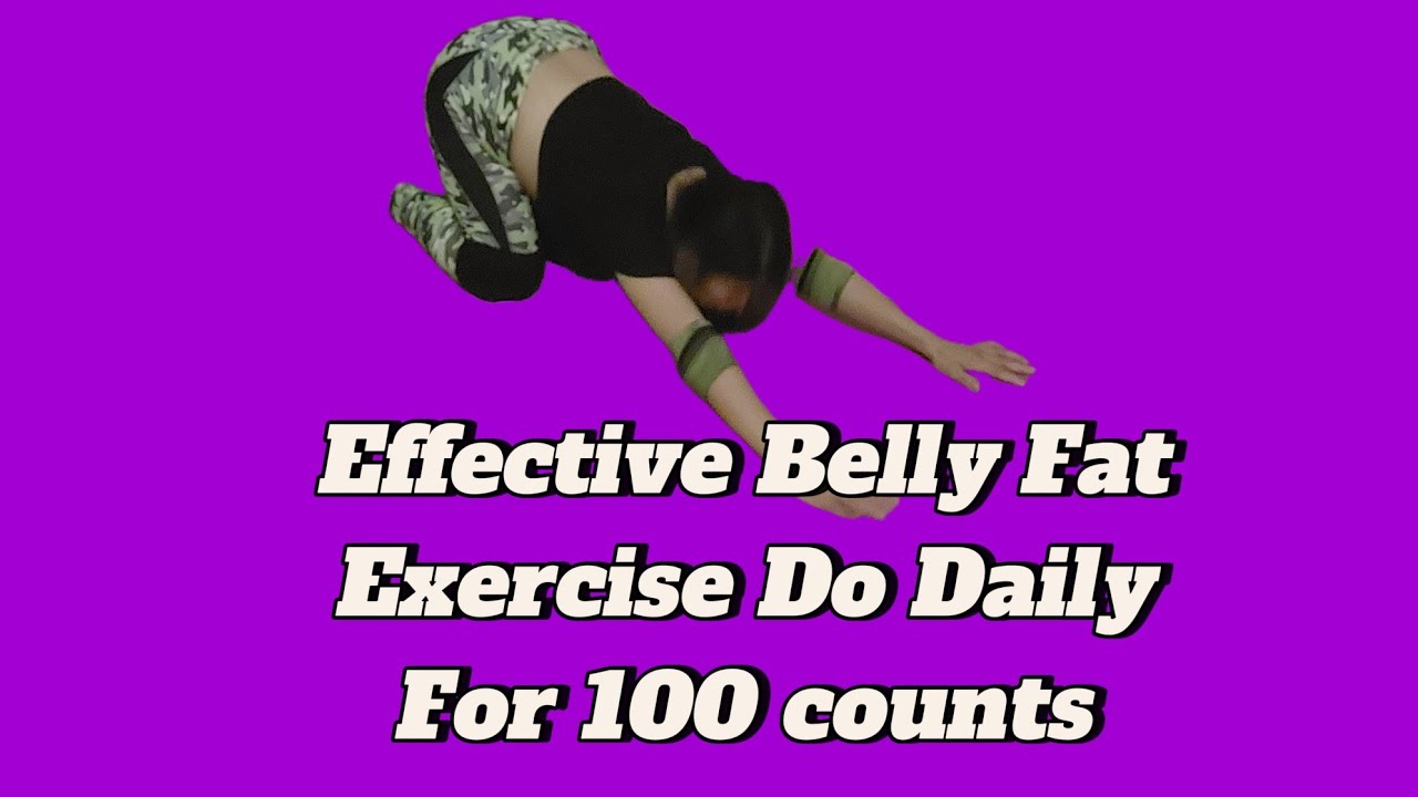 Effective Belly Fat Exercise Do Daily For 100 Counts - YouTube