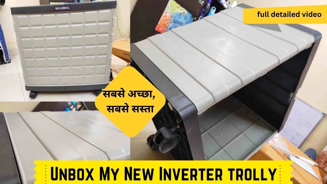 Unboxing My New Buildskill BIT253 Inverter Trolley | Value For Money Product 