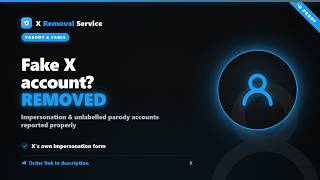 X Mass Report Bot or Real Report Remove Fake & Parody Accounts