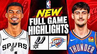 San Antonio Spurs vs Oklahoma City Thunder Full Game Highlights | Oct 19, 2026 | NBA Preseason