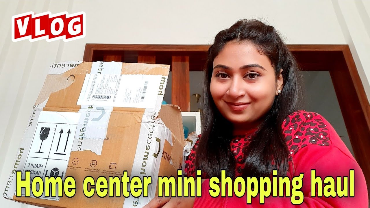 Home center mini shopping haul vlog mommy life YouTube