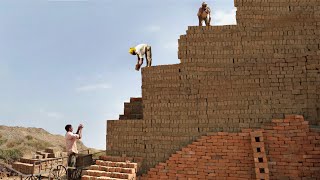 How They Produce Millions of Clay Bricks in Massive Kiln