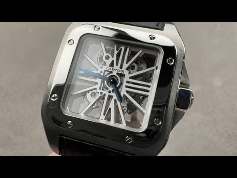 Cartier Santos 100 Skeleton Palladium W2020018 Cartier Watch Review