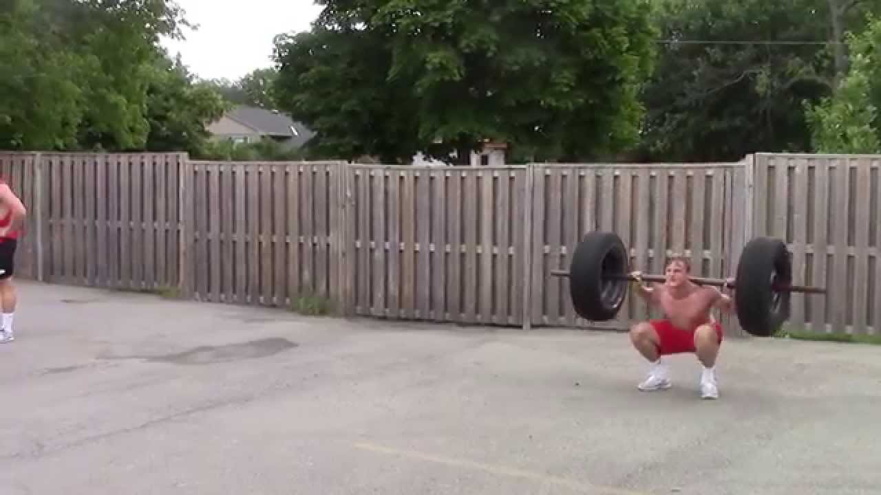 Mercer Timmis   High Performance Football   Axle Squats SST Canada