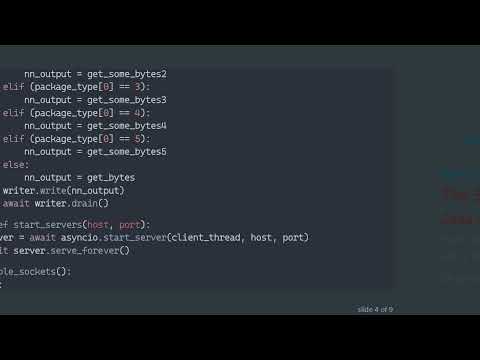 How to create multiple sockets using asyncio in Python