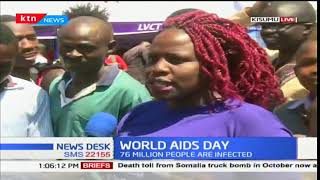 Kisumu residents join millions in marking World AIDS day