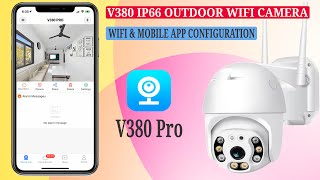 Configuring V380 Outdoor Pan and Tilt WiFi Camera with v380 pro Mobile App setup guide screenshot 3