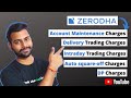 Zerodha Demat Account Charges | Zerodha Intraday Charges | Zerodha Delivery Charges