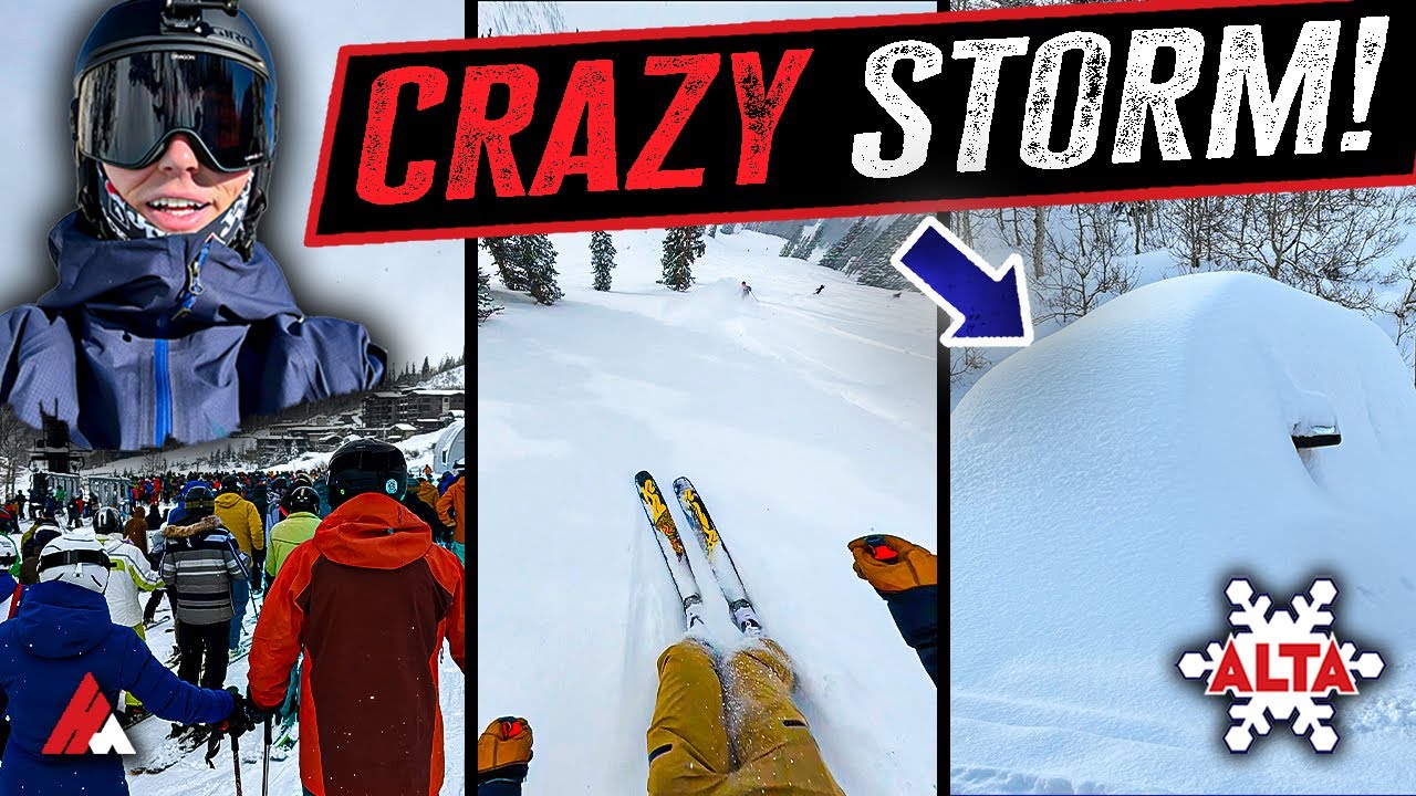 OVER 1FT of POWDER at ALTA! | Deep turns off Supreme