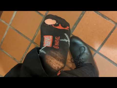 Hole In My Sock At Work! With Toe Wiggles
