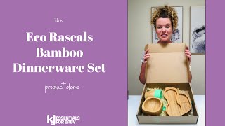 Eco Rascals Bamboo Dinnerware Set