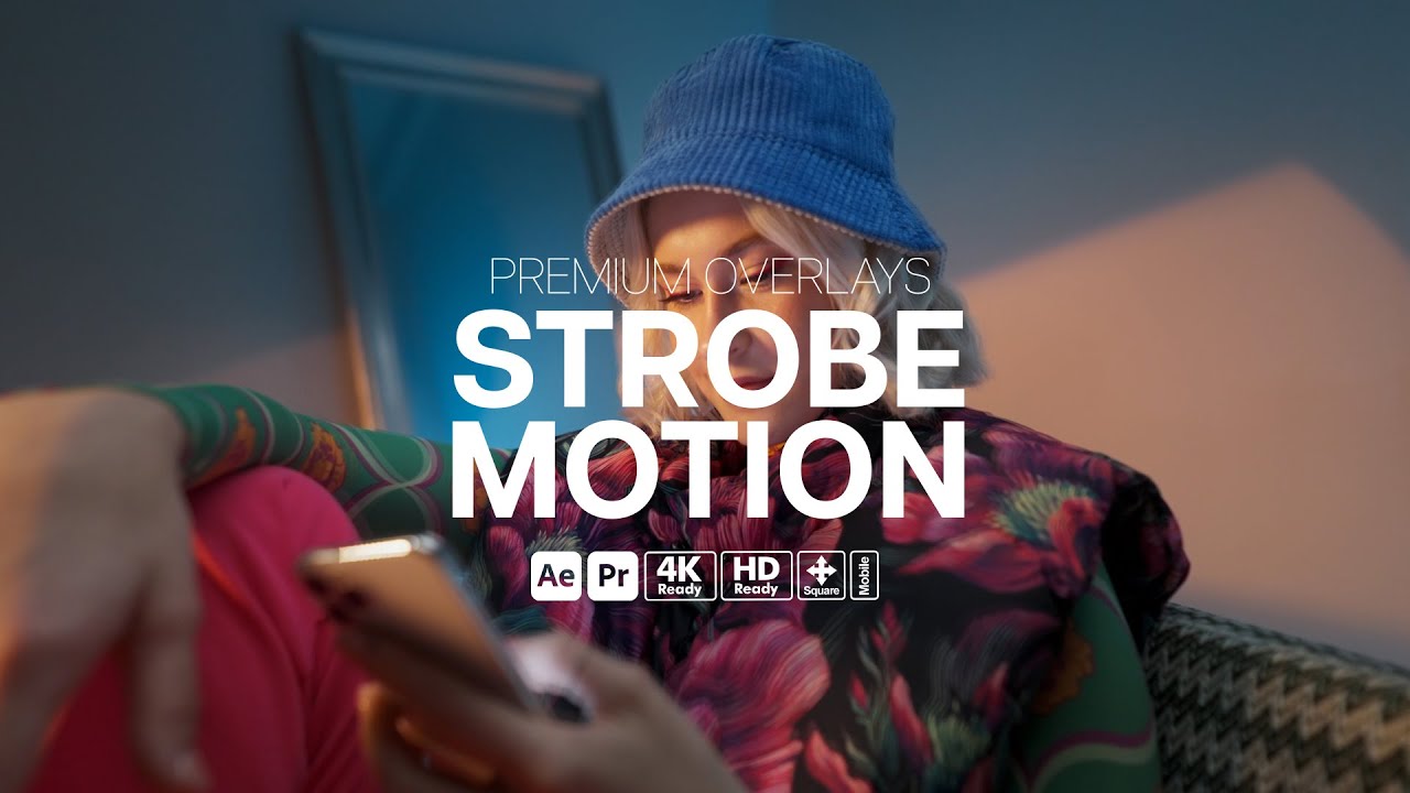 Premium Overlays Strobe Motion (After Effects - Premiere Pro MOGRTs)
