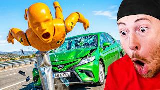 CRAZY CAR CRASH Animations! (NO SEATBELT) @ReactingToGaming