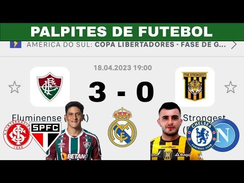 Palpite: Fluminense x The Strongest - Libertadores - 18/04/2023