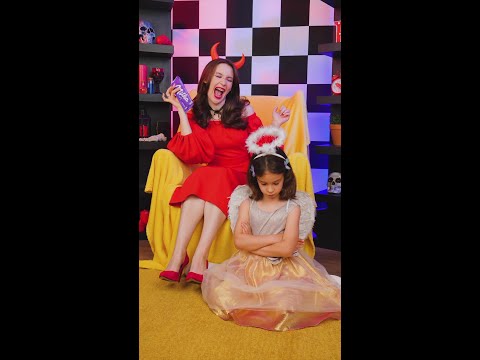 حل الملاك مشكلة الشوكولاتة لدى الفتاة الصغيرة