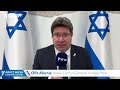 Israeli Consul General: 'Leaders who talk about Palestinian state forgot October 7'