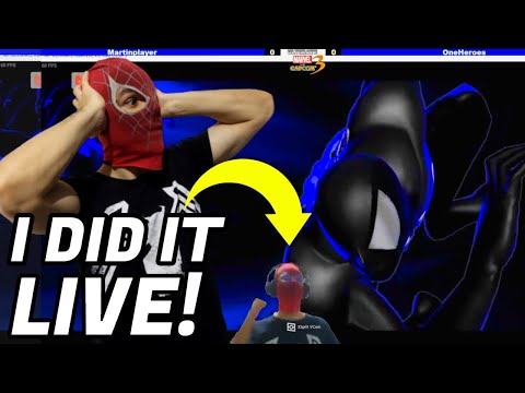 I FINALLY HIT SPIDER-MAN WEB THROW LOOP COMBO! (UMVC3 - FT10 - ONEHEROES VS MARTINPLAYER)