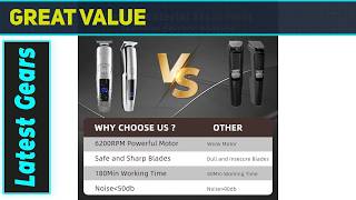 Beard Trimmer for Men Best 20 Length Settings Precision Grooming Tool for Sharp Everyday Beard