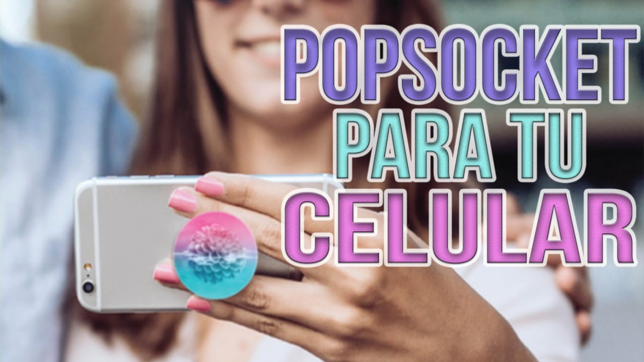 POPSOCKET de SILICON CALIENTE casero! Perfecto para TIKTOK- Soporte para  Celular ⭐ DIY 