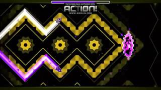 Geometry Dash "golden hope" by terron (easy demon)